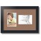 ArtToFrames Collage Photo Picture Frame with 2 - 4x6 inch Openings, Framed in Black with Over 62 Mat Color Options and Regular Glass (CSM-3926-102)